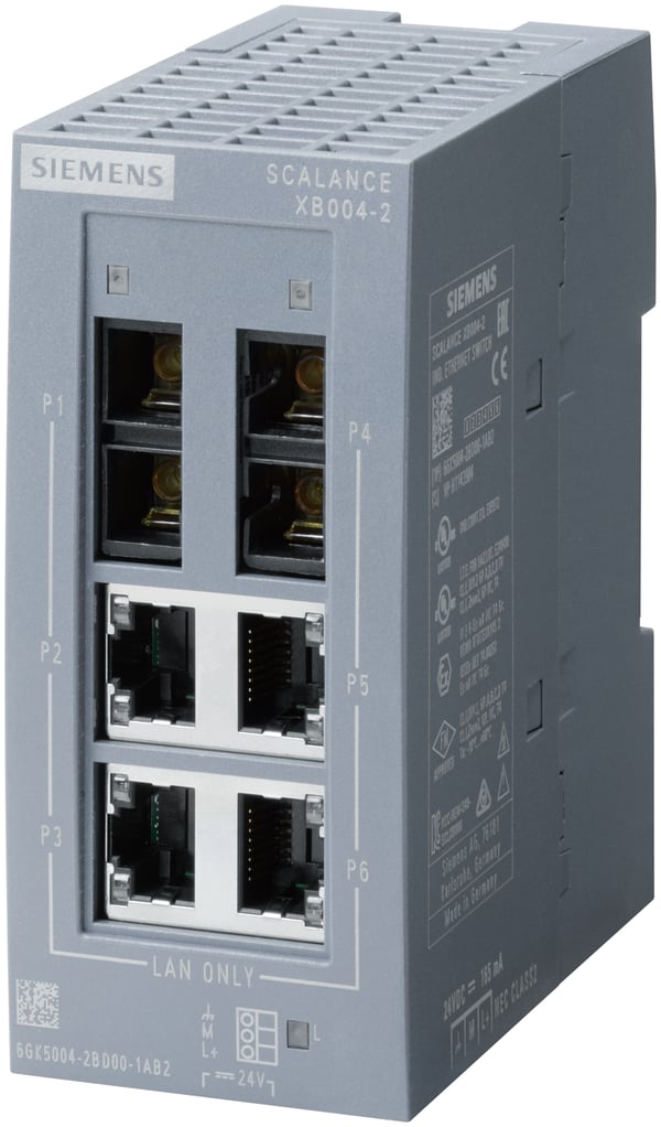 Miniatyrbild 1 av 3: Siemens 6GK5004-2BD00-1AB2 nätverksswitchar Ohanterad