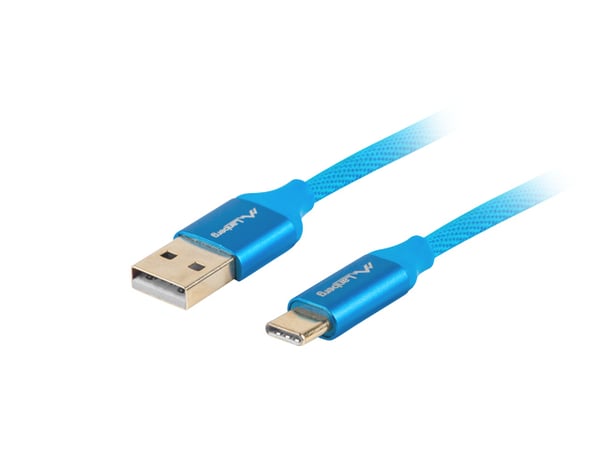Lanberg CA-USBO-22CU-0005-BL USB-kabel USB 2.0 0,5 m USB A USB C Blå