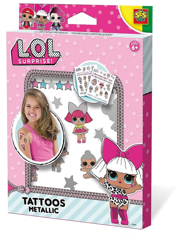 Miniatyrbild 1 av 6: SES Creative L.O.L. Tattoos metallic