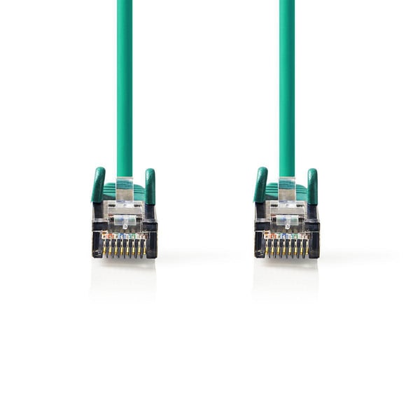 Miniatyrbillede 1 af 4: Nedis CCGP85221GN10 netværkskabel Grøn 1 m Cat6 S/FTP (S-STP)