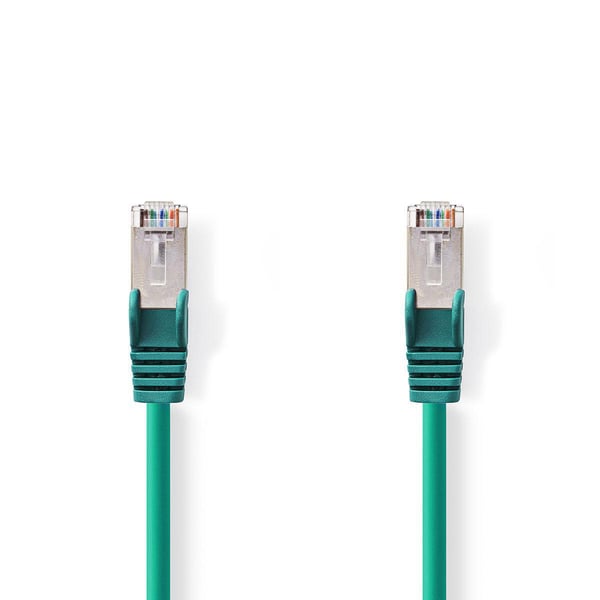 Miniatyrbillede 3 af 4: Nedis CCGP85221GN10 netværkskabel Grøn 1 m Cat6 S/FTP (S-STP)