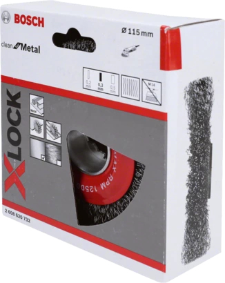 Miniatyrbillede 2 af 6: Bosch 2 608 620 732 tilbehør vinkelsliber Trådhjul