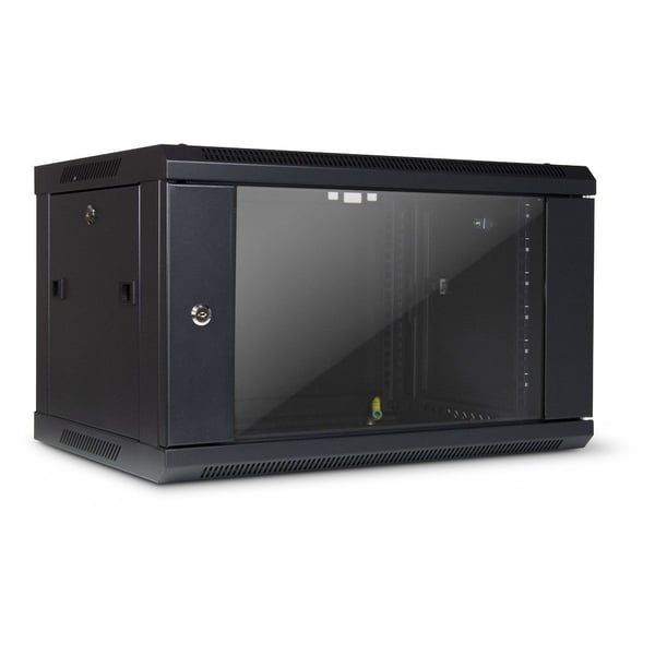 Inter-Tech SMA-6406 6U Väggmonterad rack Svart