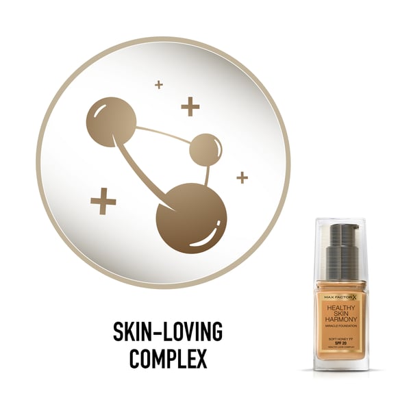 Max Factor Healthy Skin Harmony 30 ml Pumpflaska Kräm 77 Soft Honey