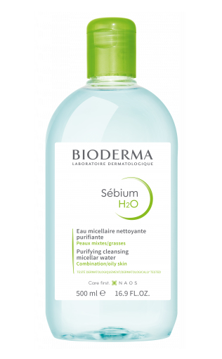 Bioderma Sebium H2O Micellar Water micellar rensevand 500 ml