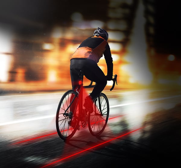 Miniatyrbild 7 av 7: T'nB UMLED3 cykelbelysning Baklyse LED