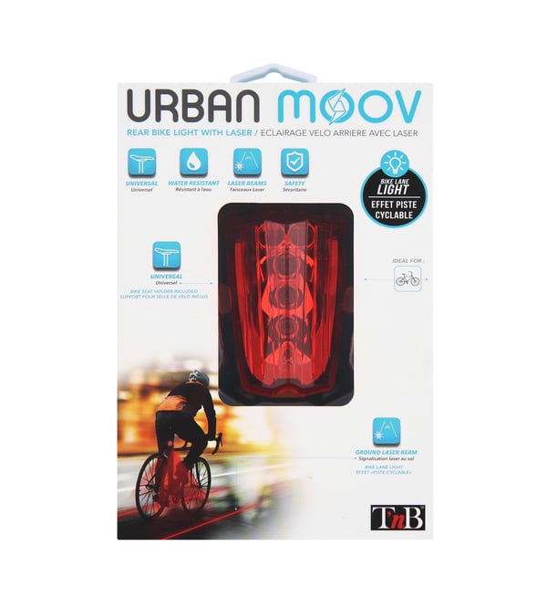 Miniatyrbild 5 av 7: T'nB UMLED3 cykelbelysning Baklyse LED