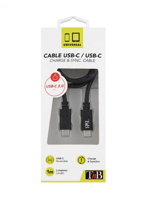 Miniatyrbillede 2 af 3: T'nB TCUSBC120 USB-kabel