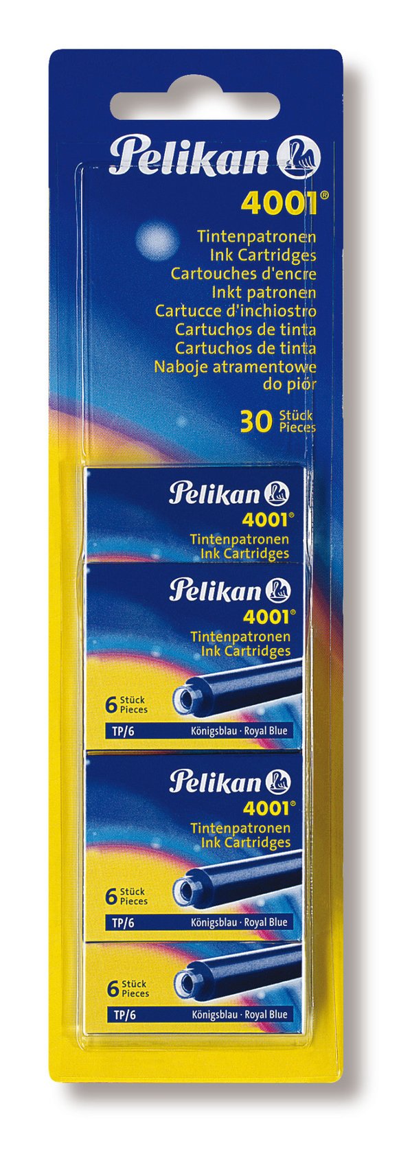 Pelikan 330845 genopfyldelig pen Blå 30 stk