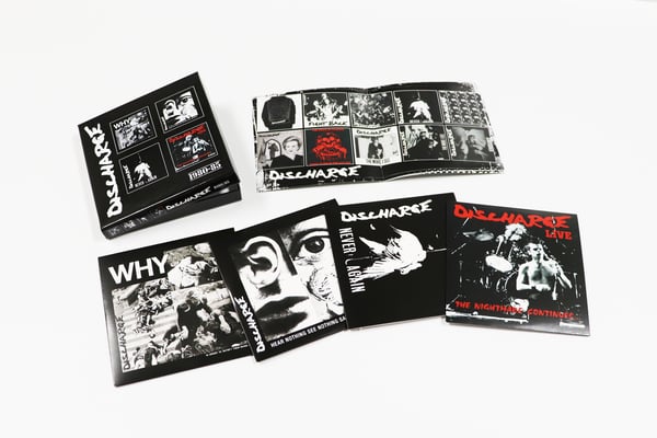 Cherry Red Records Discharge: 1980-85, 4CD Clamshell Boxset CD Punk