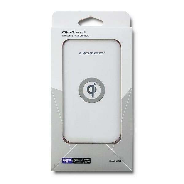 Induktionsoplader | Qualcomm Quick Charge 3.0 | 10W | hvid