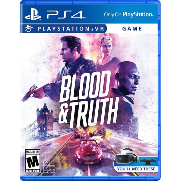 Miniatyrbillede 1 af 9: Sony Blood & Truth VR, PS4 Standard PlayStation 4