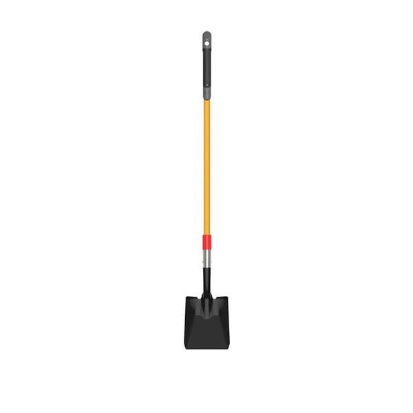 CAT J10-203 skovl & spartel Spade Glasfiber, Metal Sort, Gul