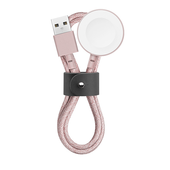 Native Union BELT-AW-ROSE-AP mobiililaitteen laturi Kello Ruusu USB Langaton lataaminen Pikalataus Sisätila