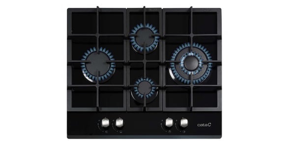 Miniatyrbillede 1 af 2: CATA LCI 6031 BK Sort Indbygget 64 cm Gaskomfur 4 zone(s)