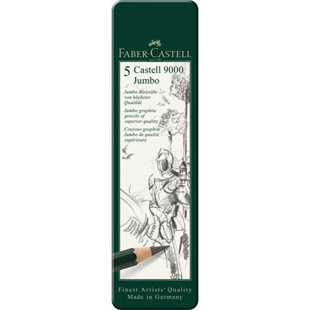 Miniatyrbild 1 av 2: Faber-Castell 119305 blyertspenna HB 5 styck