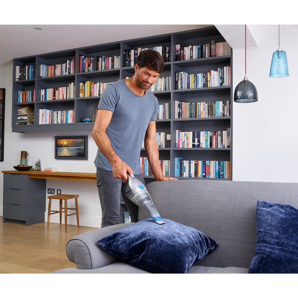 Miniatyrbild 10 av 17: Black & Decker NVC215WA-QW handdammsugare Blå, Silver Utan påse