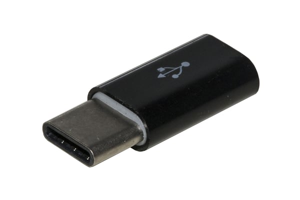 Link Accessori LKADAT112 kabel kønsskifter USB C USB B Sort
