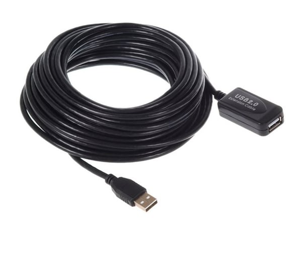 Maclean MCTV-757 USB-kabel USB 2.0 10 m USB A 0,48 Gbit/sek. Sort