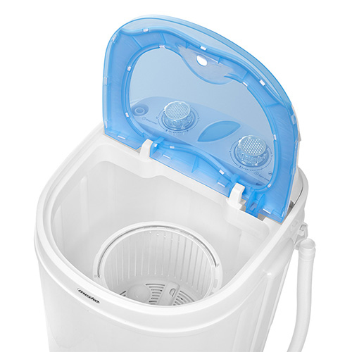Miniatyrbillede 2 af 5: Mesko Home MS 8053 vaskemaskine Top-indlæsning 3 kg Blå, Hvid