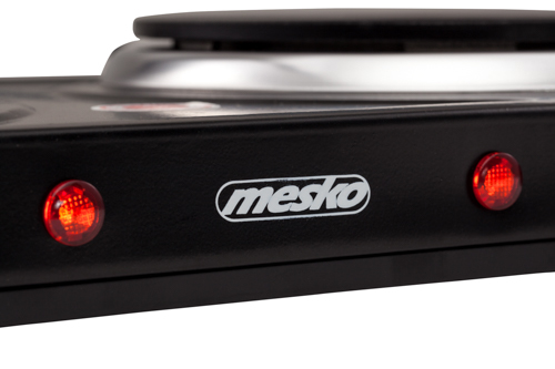 Mesko Home MS 6509 kogeplade Sort Bordplade Forseglet plade 2 zone(s)