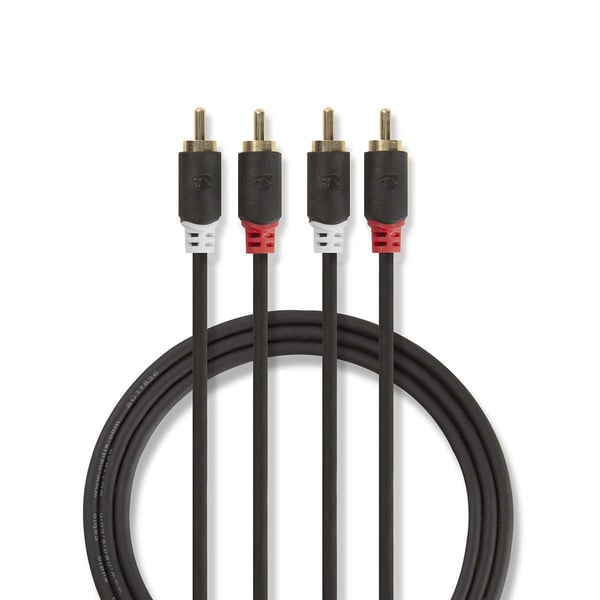 CINCH-KAAPELI 5M / NEDIS CABW24200AT50 ANTH CABW24200AT50
