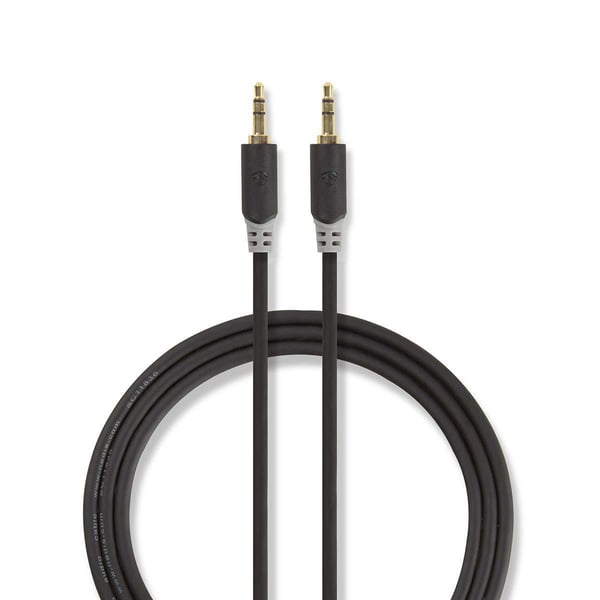 Nedis CABW22000AT50 lydkabel 5 m 3.5mm Anthracit