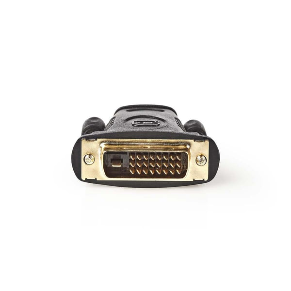 Pikkukuva 5 / 5: Nedis CVGB34912BK kaapelin sukupuolenvaihtaja HDMI Type A (Standard) DVI-D Musta, Kulta