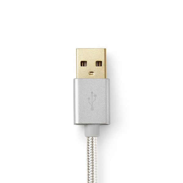 Miniatyrbillede 3 af 7: Nedis CCTB39300AL10 kabel til mobiltelefon Aluminium 1 m USB A Lightning