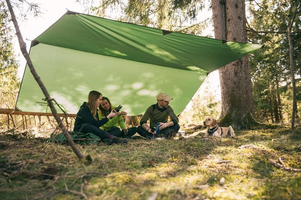 Pikkukuva 9 / 10: AMAZONAS Traveller Tarp XXL Raincover Vihreä Polyesteri