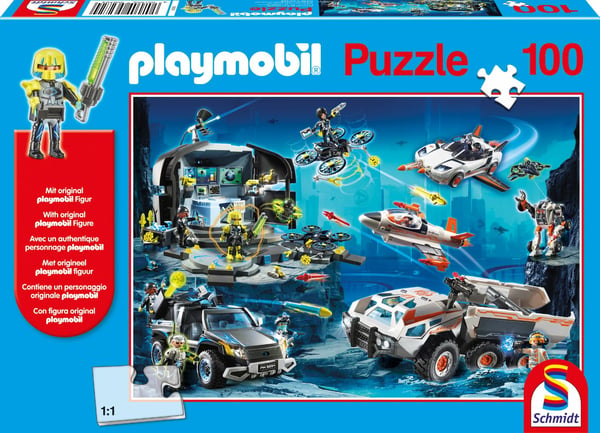 Pikkukuva 1 / 2: Schmidt Spiele Playmobil: Top Agents Kuviopalapeli 100 kpl Lelu
