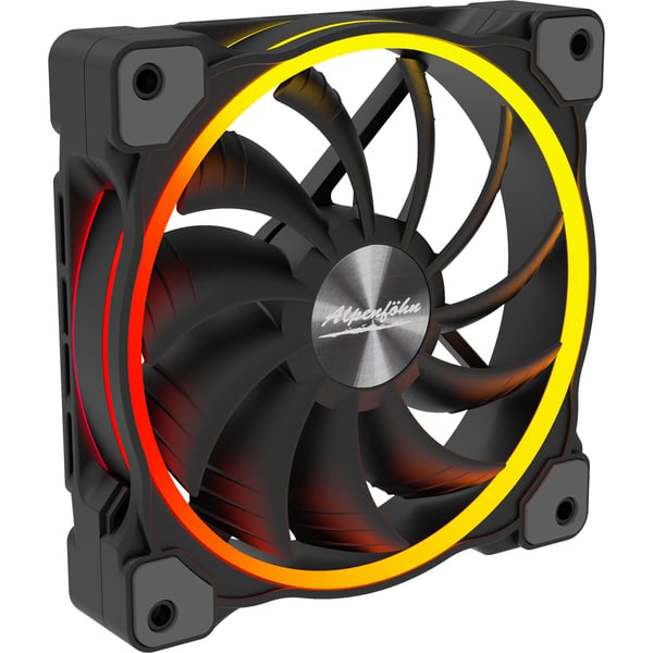 Alpenföhn Wing Boost 3 Tietokonekotelo, Suoritin Tuuletin 12 cm Musta 3 kpl