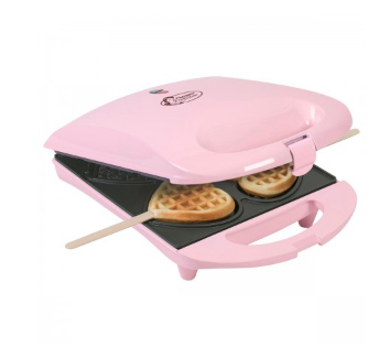 Miniatyrbillede 5 af 5: Bestron DSW271P vaffeljern 4 vaffel/vafler 780 W Sort, Lyserød