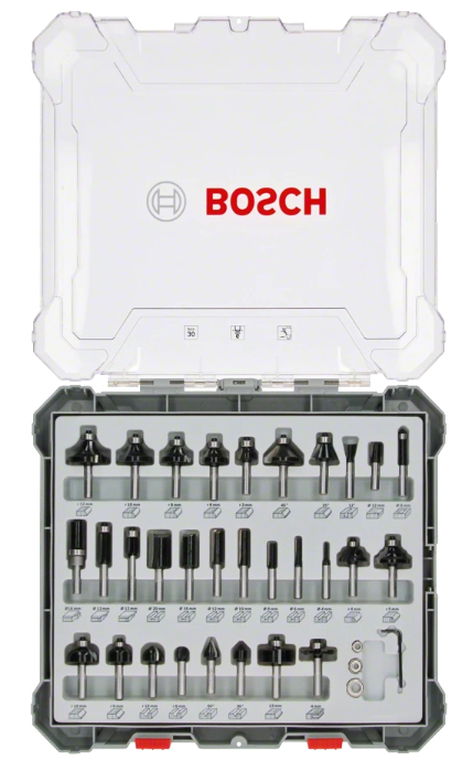 Miniatyrbild 1 av 3: Bosch 2607017474 Fräs sats 30 styck