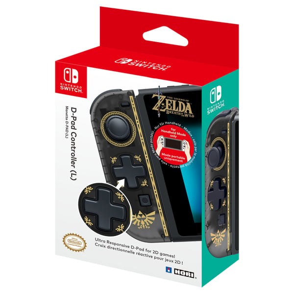 Pikkukuva 4 / 5: Hori NSW-119E peliohjain Musta, Kulta Pad-ohjain Analoginen/Digitaalinen Nintendo Switch