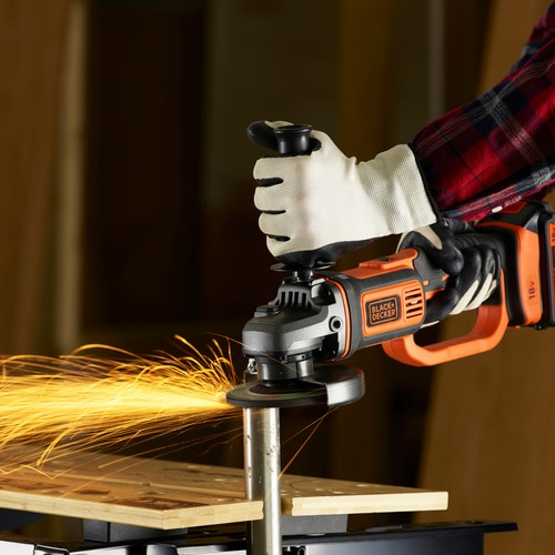 Miniatyrbillede 5 af 9: Black & Decker BCG720N vinkelsliber 12,5 cm 8600 rpm