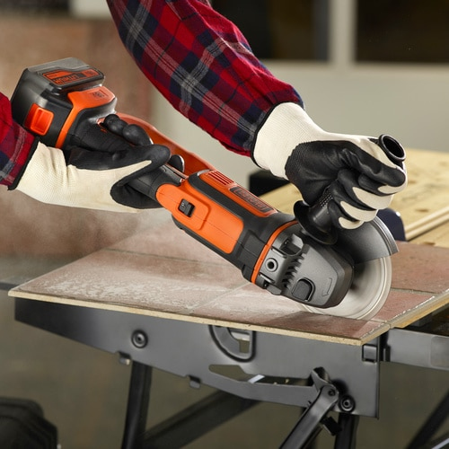 Black & Decker BCG720M1-QW vinkelsliber 12,5 cm 8600 rpm