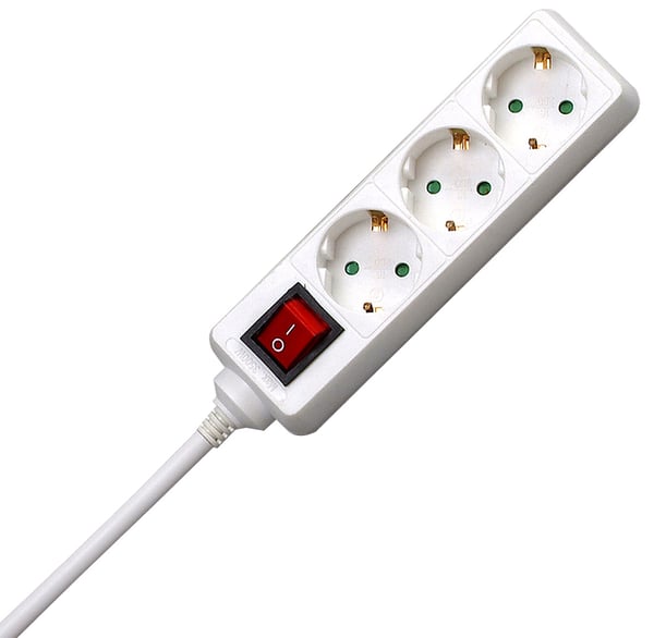 Kopp 129713007 stikdåse 1,4 m 3 AC stikkontakt(er) Hvid Kopp 129713007 stikdåse 1,4 m 3 AC stikkontakt(er) Hvid