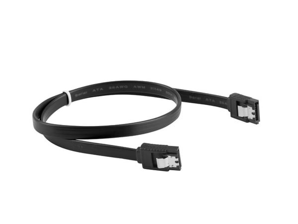 Miniatyrbillede 2 af 3: Lanberg CA-SASA-14CU-0070-BK SATA-kabel 0,7 m SATA 7-pin Sort