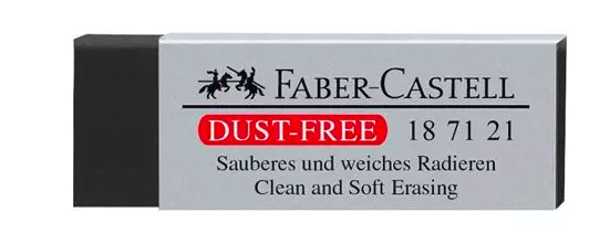 Faber-Castell 187121 viskelæder Plast Sort 1 stk