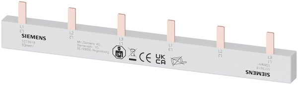 Miniatyrbillede 1 af 2: Siemens 5ST3618 samleskinnekomponent og tilbehør Grå 1 stk