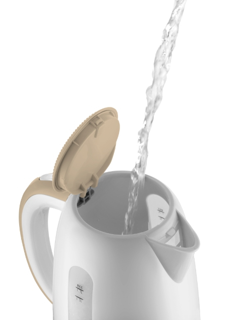 Miniatyrbillede 8 af 9: Concept RK2331 elkedel 1,7 L 2200 W Beige, Hvid