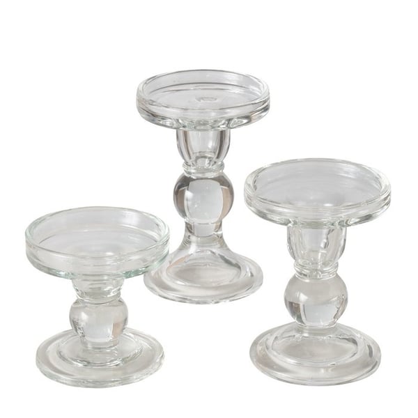 Boltze 2050429 lysestage Glas Transparent