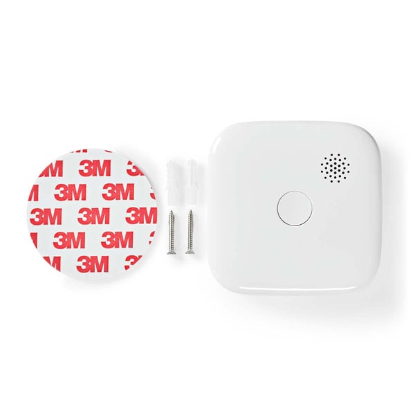 Miniatyrbillede 2 af 12: Nedis WIFIDS21WT smart røgdetektor Luftprøve detektor Trådløs forbindelse