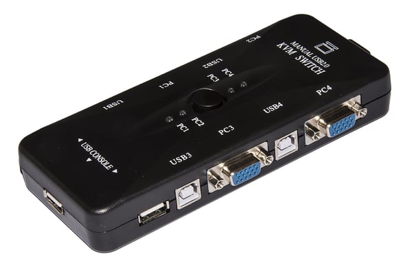 Pikkukuva 1 / 4: Link Accessori LKKWM4 KVM-kytkin Musta