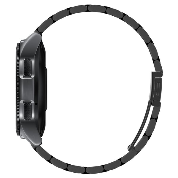 Miniatyrbillede 2 af 5: Spigen 600WB24980 Smart bærbart (wearable) tilbehør Band Sort Rustfrit stål