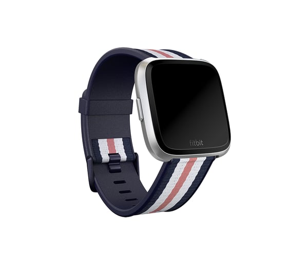 Miniatyrbillede 2 af 3: Fitbit FB166WBNVPKL Smart bærbart (wearable) tilbehør Band Marineblå, Lyserød Fluoroelastomer
