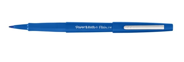 Miniatyrbild 2 av 3: Papermate Flair stiftpennor Medium Blå 36 styck