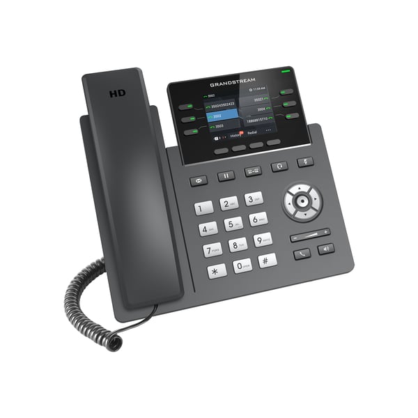 Miniatyrbillede 2 af 3: Grandstream Networks GRP2613 IP-telefon Sort 4 Linier TFT