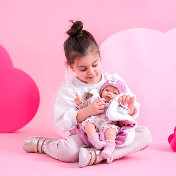 Miniatyrbild 4 av 5: Llorens Babypuppe Lola 38cm
